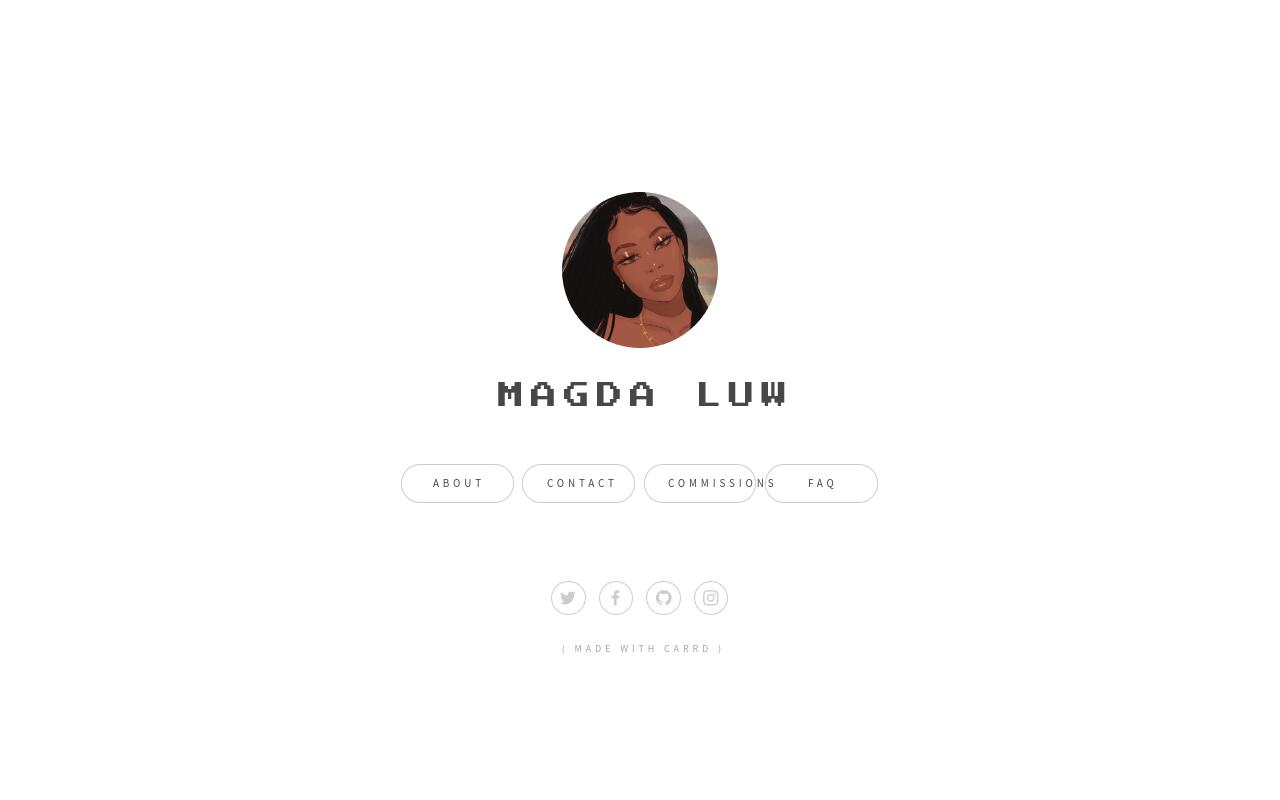 Carrd profile picture for @magda
